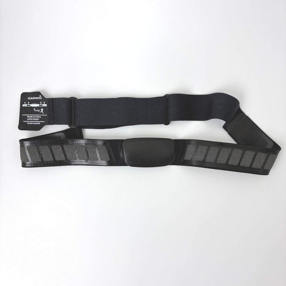 Garmin HRM-Dual Heart Rate Monitor Soft Adjustable Strap / NEW BATTERY + TESTED